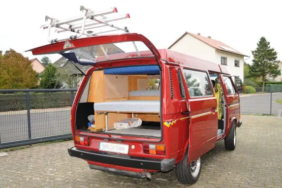 Schlafen im Campingbus / Selbstausbau