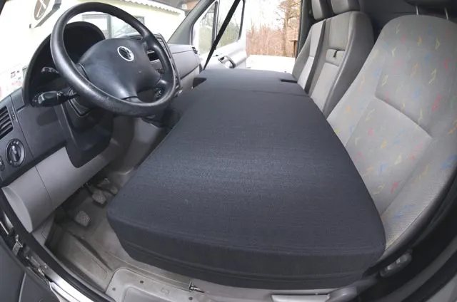 Klappbett Frontside für Transporter